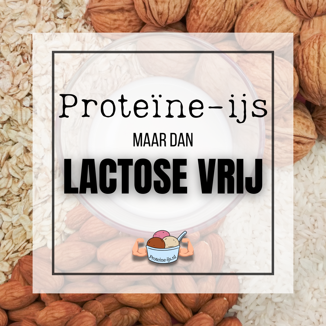 Proteïne-ijs maar dan lactose vrij