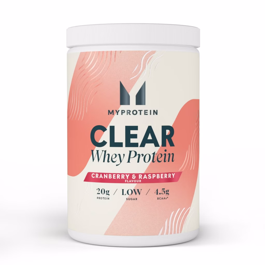 Clear Whey Protein van MyProtein 
Limonade